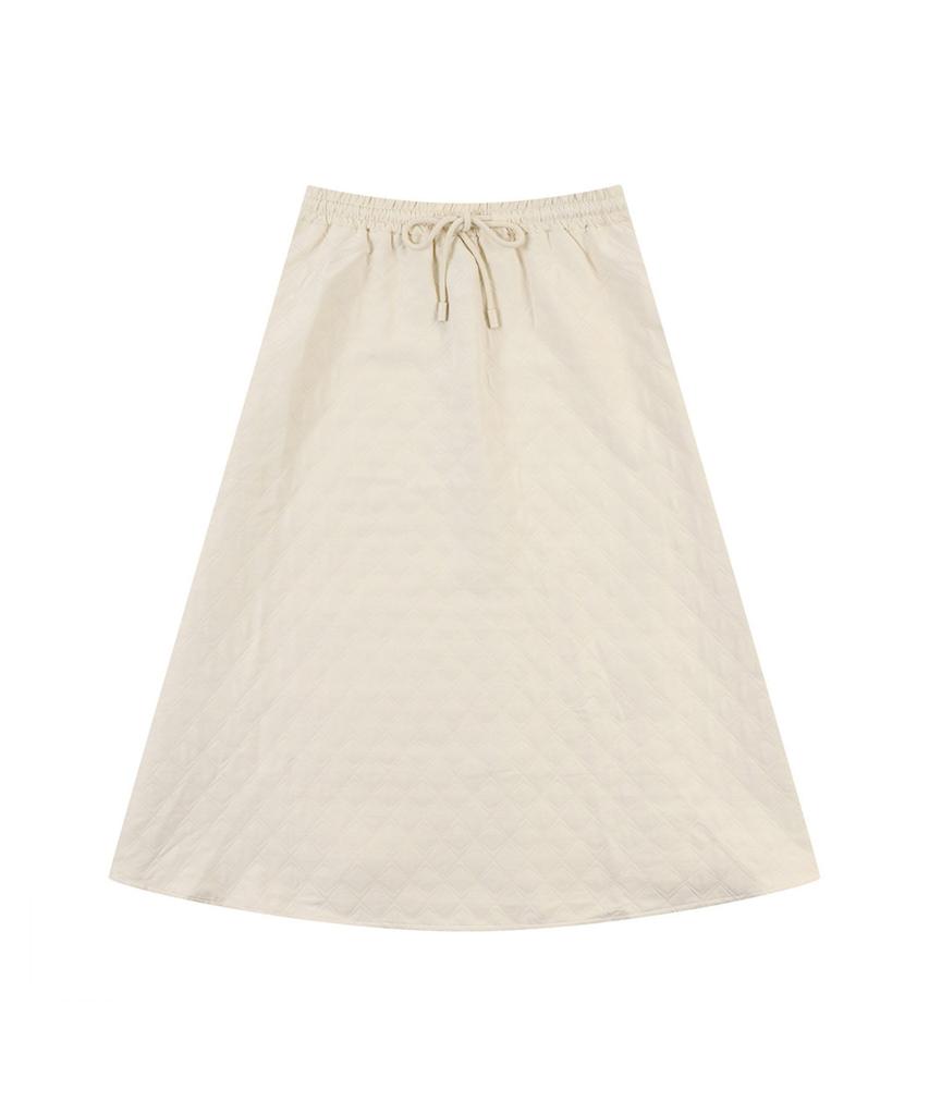 VANAKE Quilted Long Skirt_Vb3Yskmd05Z