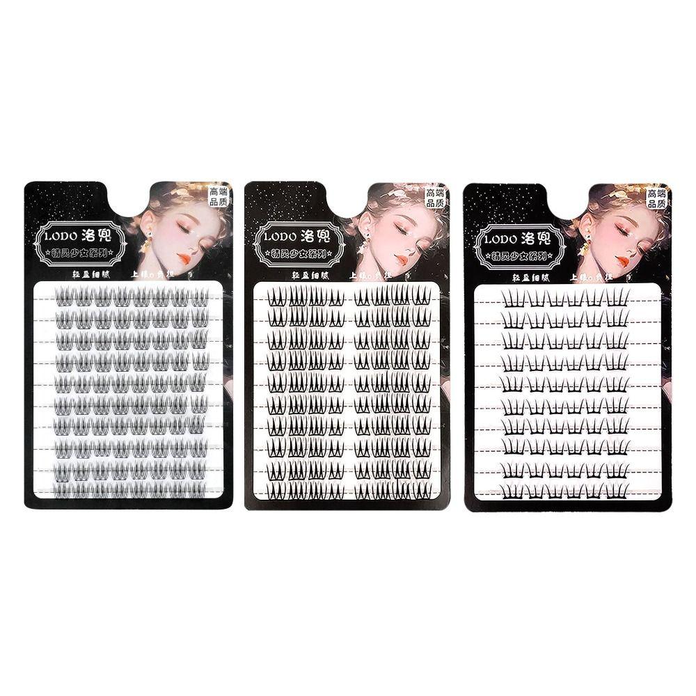 11-13mm Girl Group False Eyelashes 10 Rows Eyelash Extensions  Women's Fashion