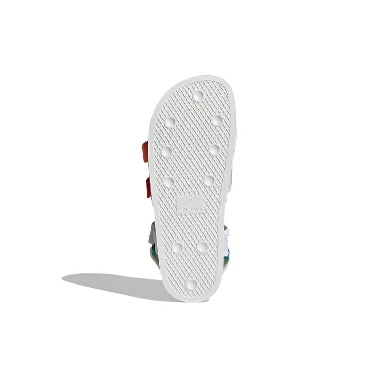 Adidas Adilette Sandal 4.0 White Scarlet True Orange Unisex Sneakers Core-White GZ8828