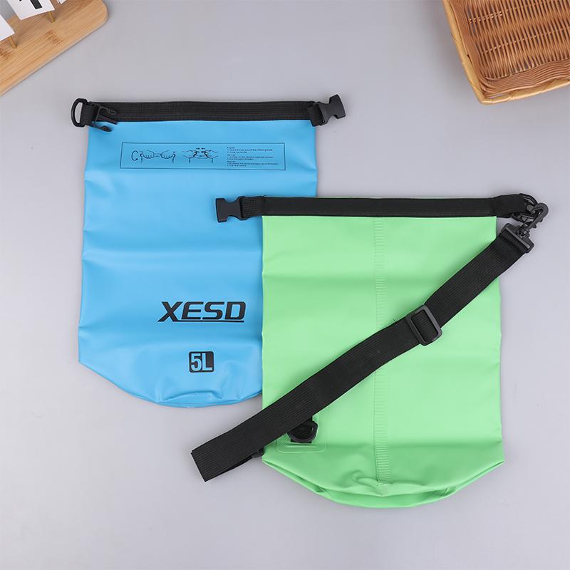 Borsa Impermeabile da Nuoto 500D Dry Sack 2/5/10L Borse Impermeabili Galleggianti per Attrezzatura Asciutta per Nautica Pesca Rafting Nuoto