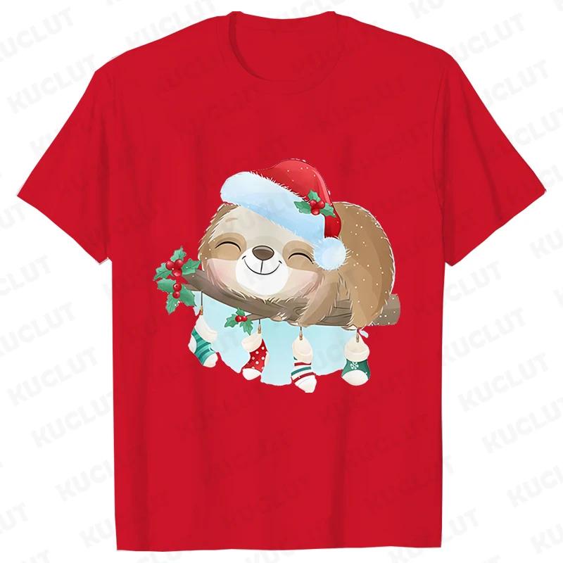 Módní lenochod tričko s krátkým rukávem Y2k trička pro ženy vtipná vánoční světýlka trička dámské halenky korejský ležérní streetwear