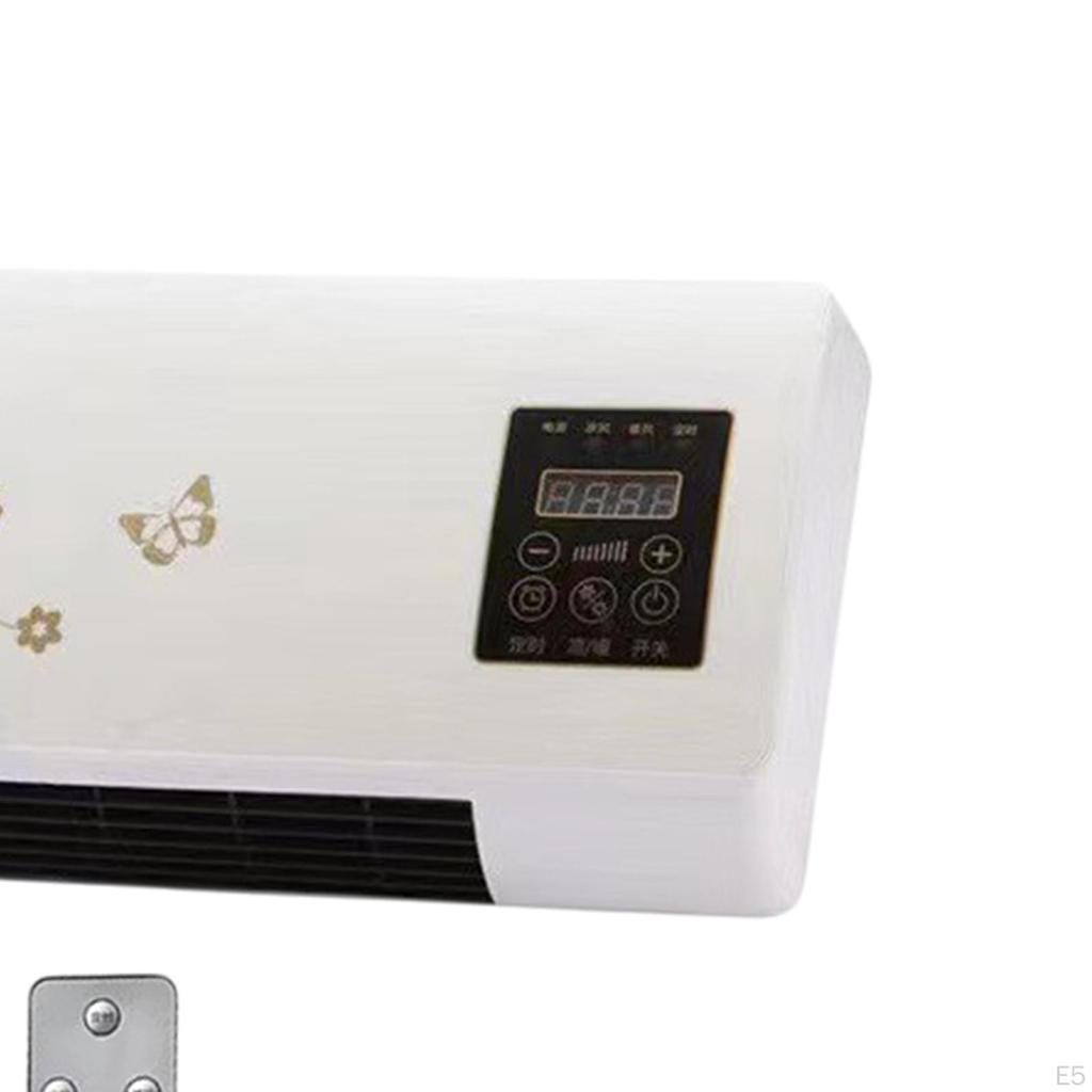 Incalzitor de perete mic cu ecran tactil Spatiu electric pentru dormitor living