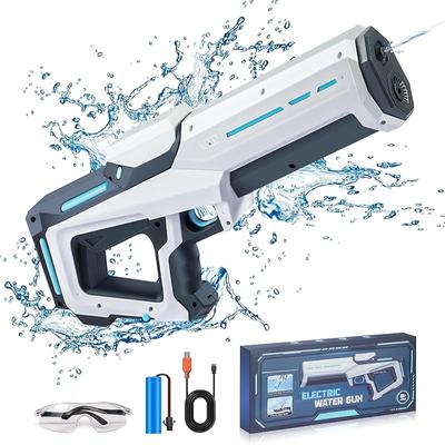 Elektrische Wasserpistole für Erwachsene Automatischer Wassereinzug Wasserdichtes Design Automatische Wasserpistole Pool Strand Outdoor Party Spielzeug für Kinder