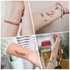 10 Sheets Halloween Terror Wound Temporary Tattoo Waterproof Realistic Blood Tattoos Injury Scar Tattoo Stickers For Face Hands