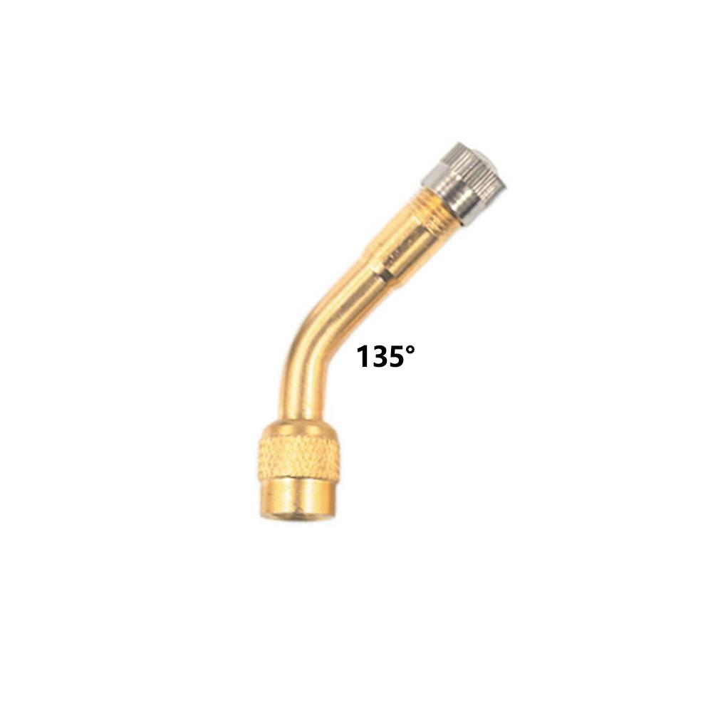 45/90/135 Degree Angle Brass Motorcycle Bent Valve Adaptor Tyre Tube Valve Extension Adapter for Car Truck Motorcycle Cycling Accessories