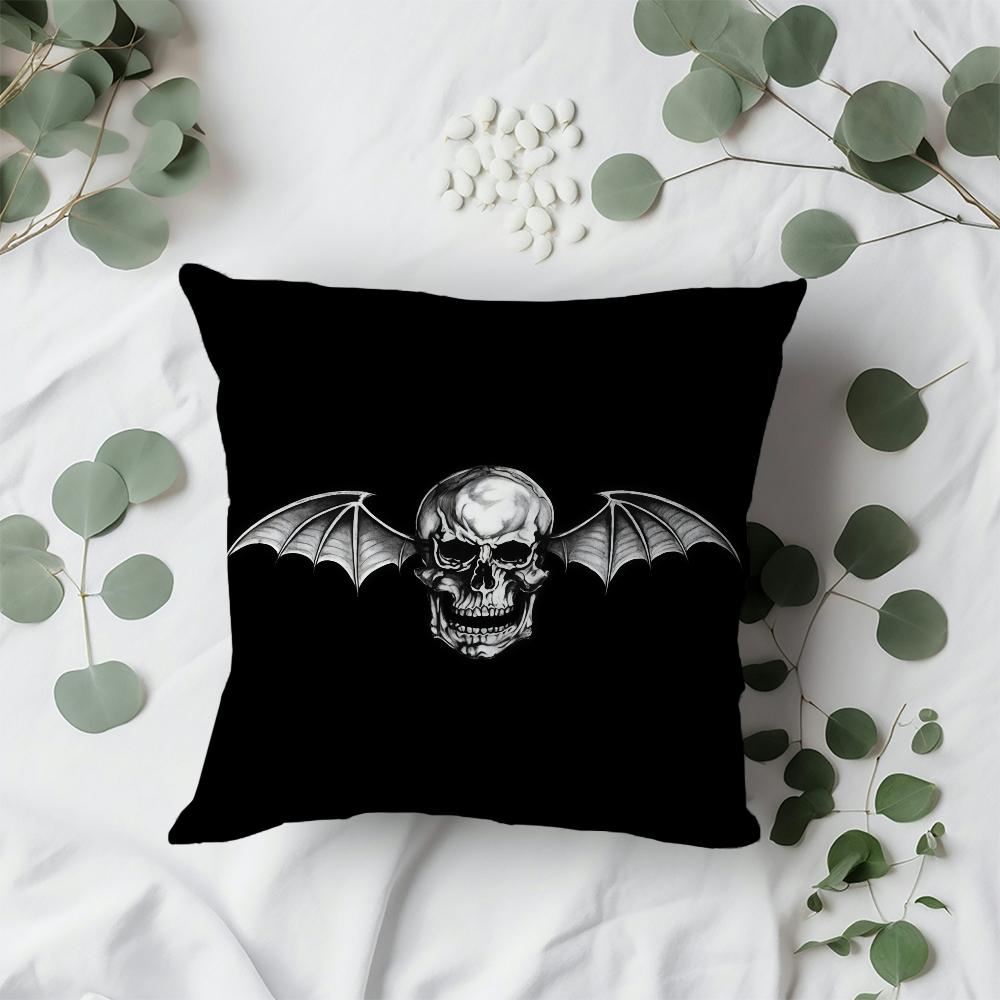 Rock Band A-Avenged Sevenfold cushion cover For Sofa Car Office Cafe Soft And Comfortable Double-Sided Printing Pillow Cover