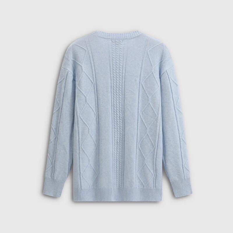 Gap Women's Loose-Fit Plush Logo Cable Knit Sweater