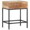 Side Table 40 X 30 X 50 Cm Rough Solid Mango Wood