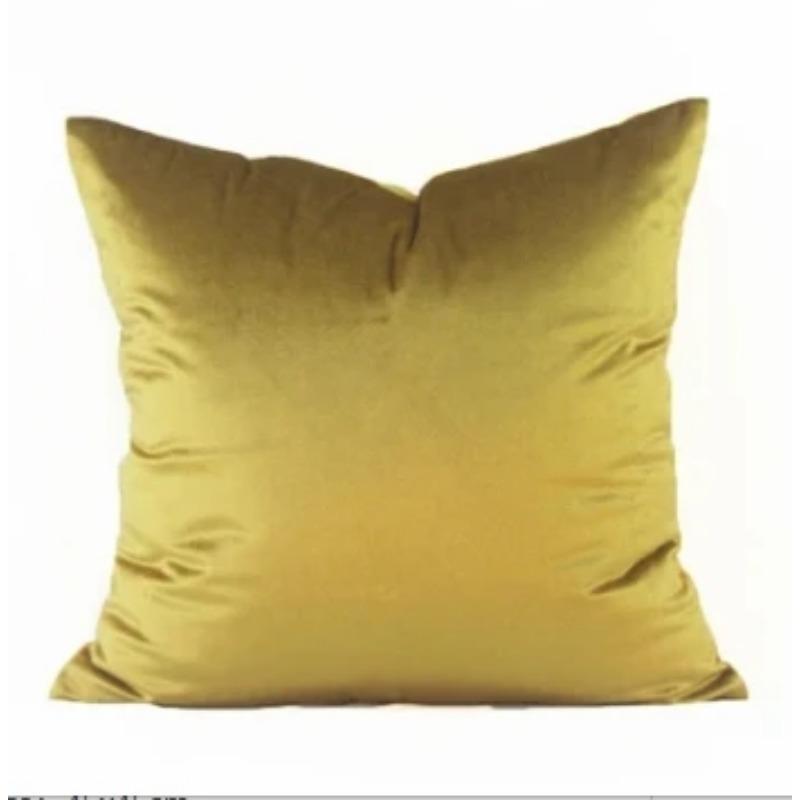 Однотонная красная желтая синяя наволочка подушка диванная декоративная зеленая бархатная подушка для гостиной украшение автомобиля 45x45 домашний декор 35x35cm 1864₽