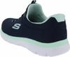 Skechers Summits Navy/aqua Sneakers
