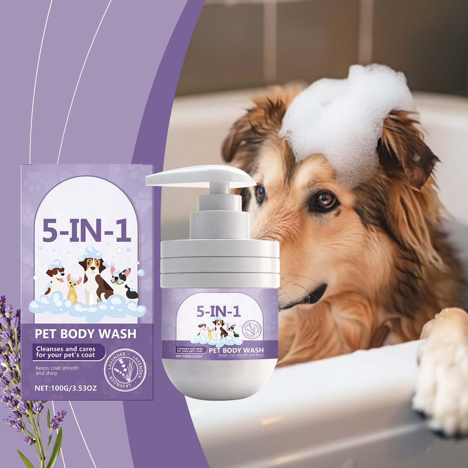 

Шампунь для питомцев - Мягко очищает и ухаживает за шерстью вашего питомца, делая ее гладкой и блестящей. 100г One Size