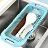 Collapsible Dish Drying Rack Large Capacity Kitchen Sink Dish Drainer Expandable Storage Drain Basket Easy to Use