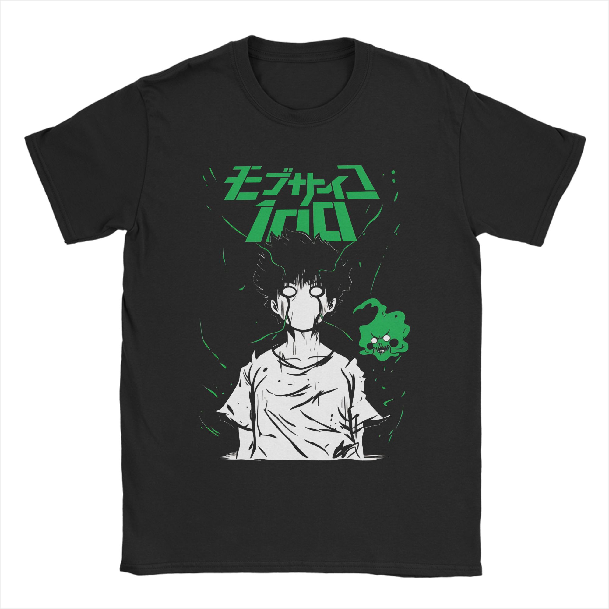

Funny Anime Mob Psycho TShirt for Unisex Round Neck Cotton T Shirt Short Sleeve Tee Shirt Birthday Present Tops S