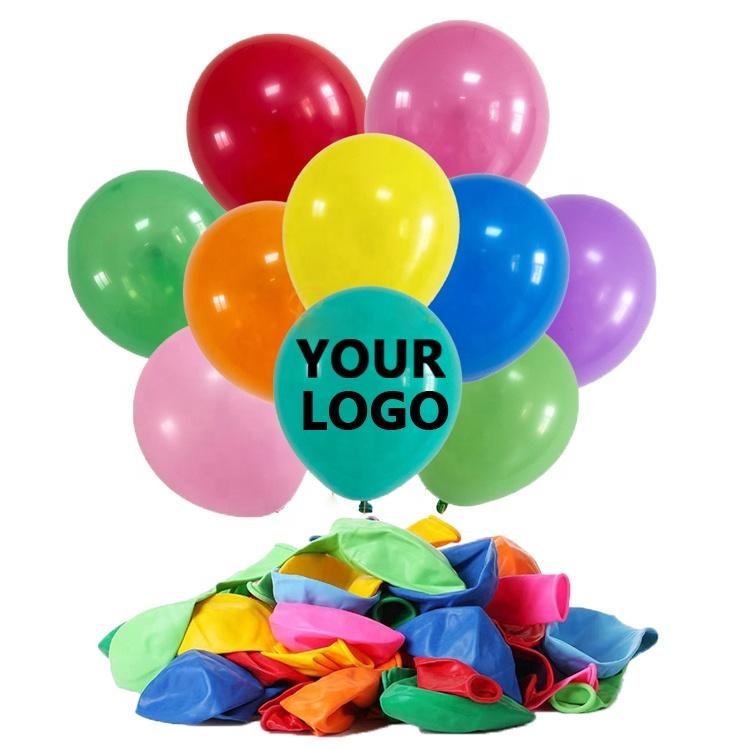10 12 Inch Personalized Latex Advertising Printed Balloon Custom logo Printed Balloon