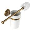 Antique European Twist Towel Rack & Toilet Brush Set