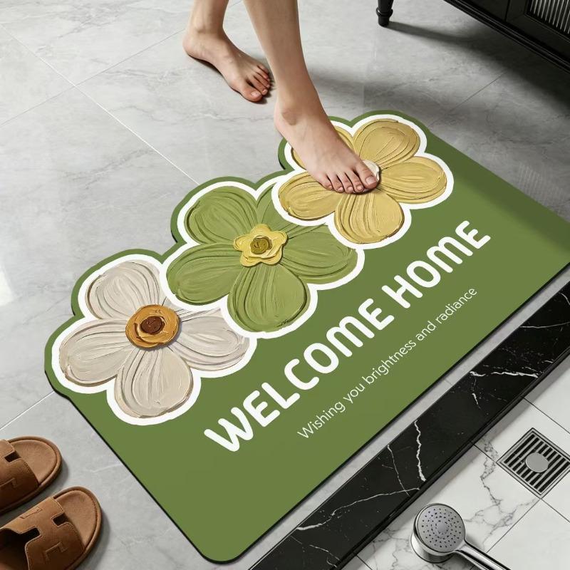 Bathroom absorbent diatom mud toilet doormat toilet toilet floor mat toilet carpet