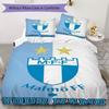Custom Name Malmo FF Pattern Bedding Uilt Set Uilt Cover Pillowcase Home Decoration Birthday Gift (1*duvet Cover+2*pillowcase Without Core)