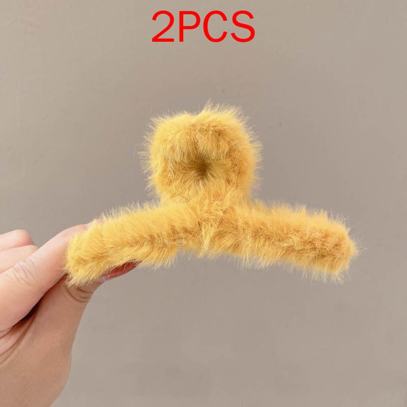 2 ΤΕΜ Premium Σετ Κεφαλών Νέο Γυναικείο Κλιπ Κλιπ Νύχι Μόδας Καφέ Μαύρο Ακρυλικό Μεγάλες Φουρκέτες Claw For Lady Clip Barrette Αξεσουάρ μαλλιών