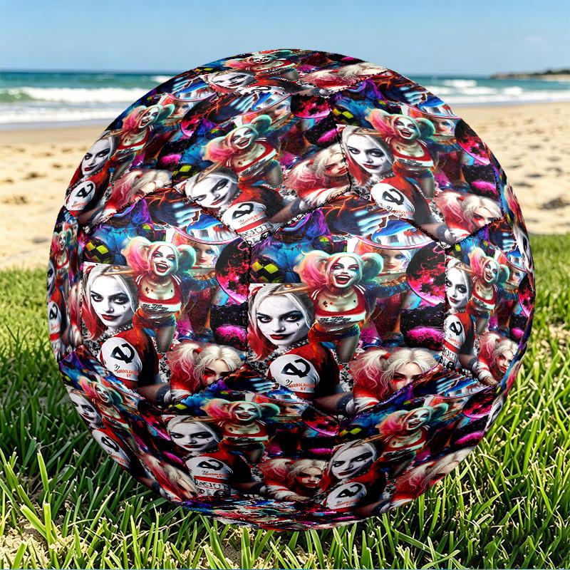 Superhero Print Size 5 Soccer Ball, PU Wear Resistant Football for Match Training and Daily Practice, Birthday Gift for Soccer Fans