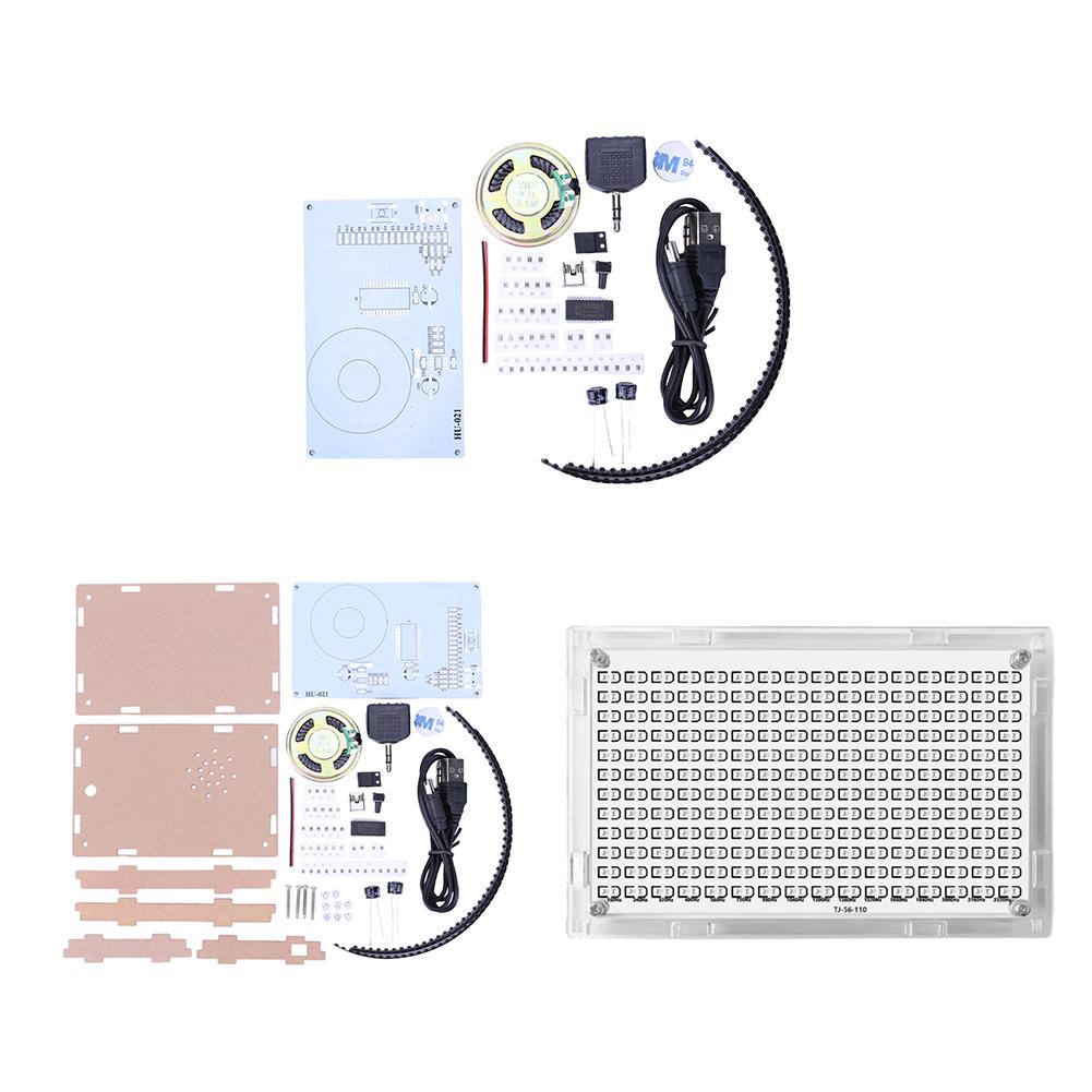 

HU-052 DIY Solder Project Домашній стереодинамік з USB-активацією DIY Kit DC 5V Sound Control Pickup Welding Practice DIY Kit Without Casing