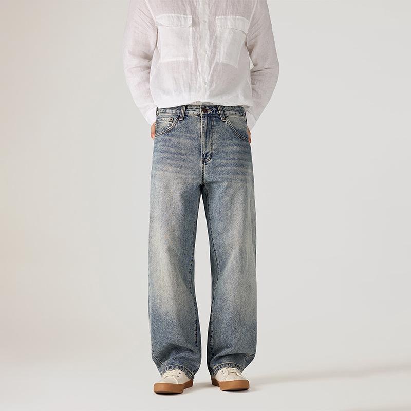 

Мужские новые осенне-зимние джинсы прямого кроя и широкие джинсы - Свободные повседневные брюки CleanFit 31