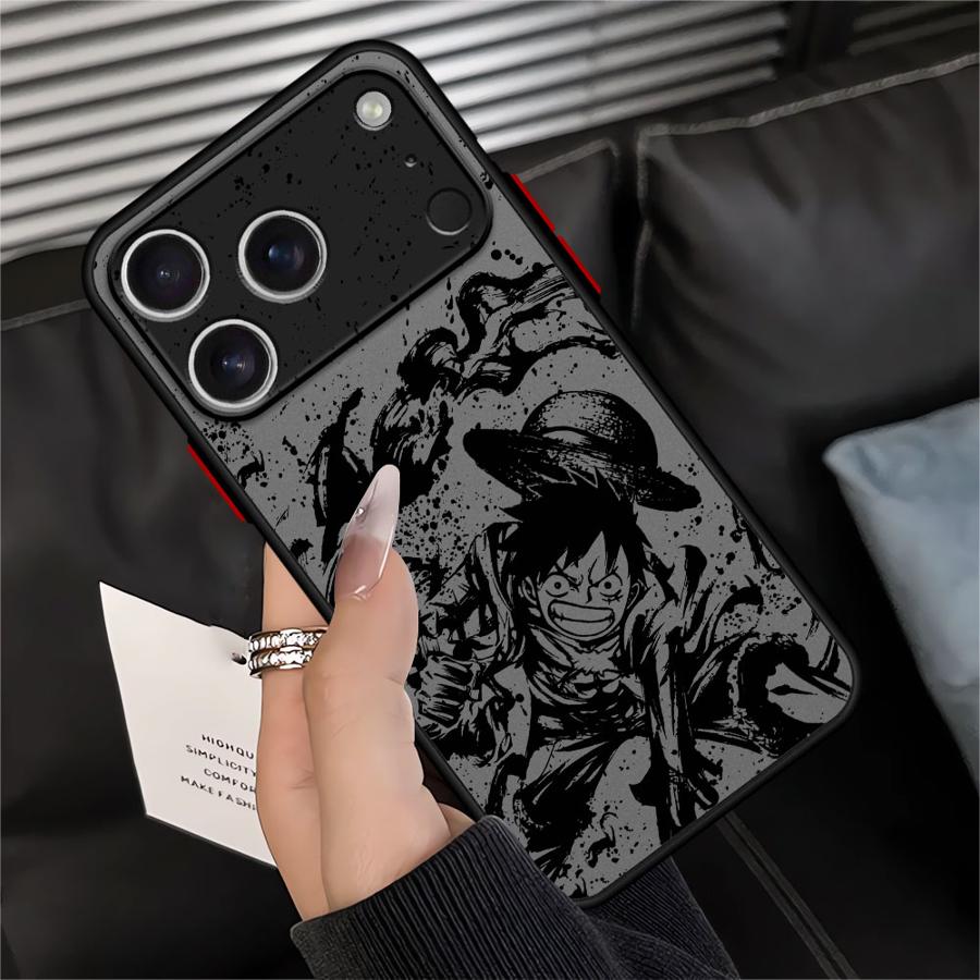 One Piece Law Luffy Funda Back Phone Cover Case for iPhone 17 Pro Max 13 Mini Air 15 X XS XR 16 Plus 11 12 14 17P 16P 7 8 SE