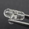 30Pcs/Pack Fishing Beads Transparent Clear Oval Double Cross Hole Beads Sabiki Rig 3 Way Connector Cross Bead Fishing Tackle
