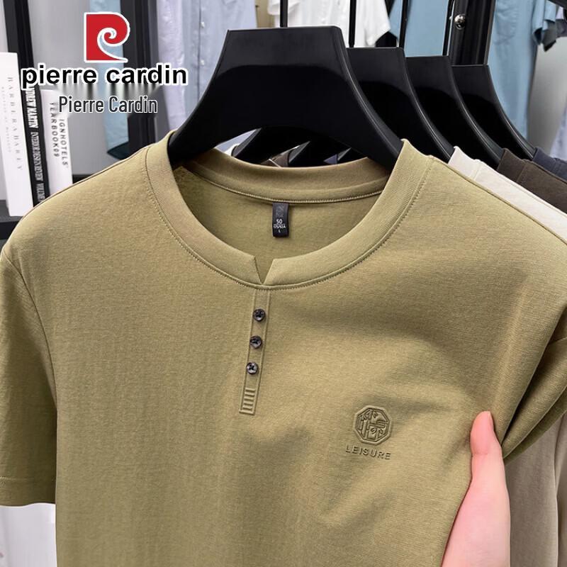 Pierre Cardin Men s Linen Blend Short Sleeve T-Shirt 2XL