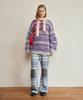 FUNFROMFUN Nomad Fair Isle Pullover, Violet