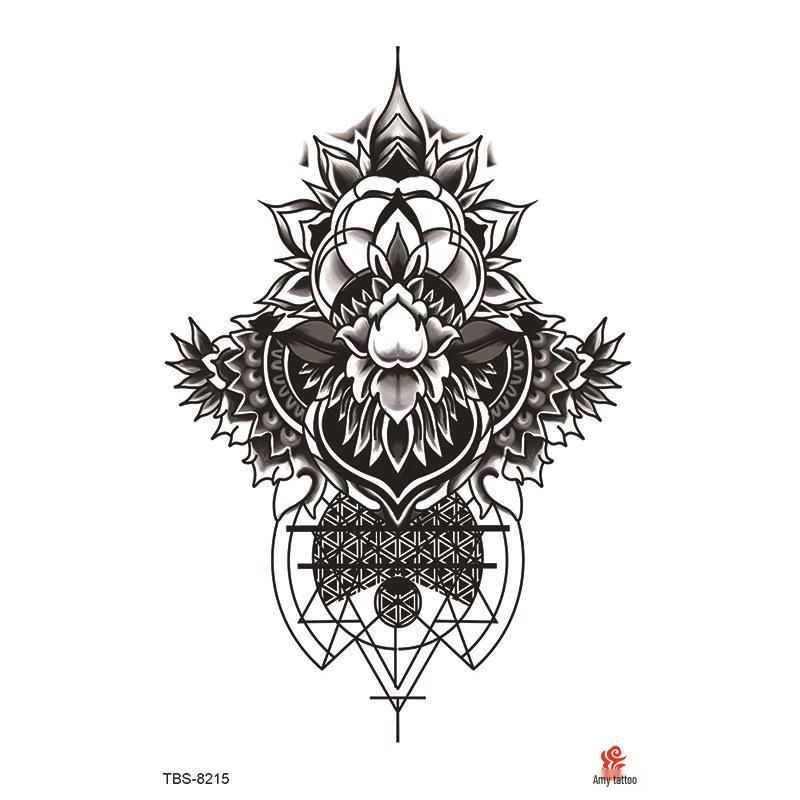 Wasserdichtes Ganzarm Totemsymbol Tattoo Aufkleber Set