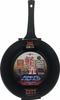 Tafuco Frying Deep Induction Diamond Marble Pan, Type, 28cm, Compatible, Coating, Black, F-7124
