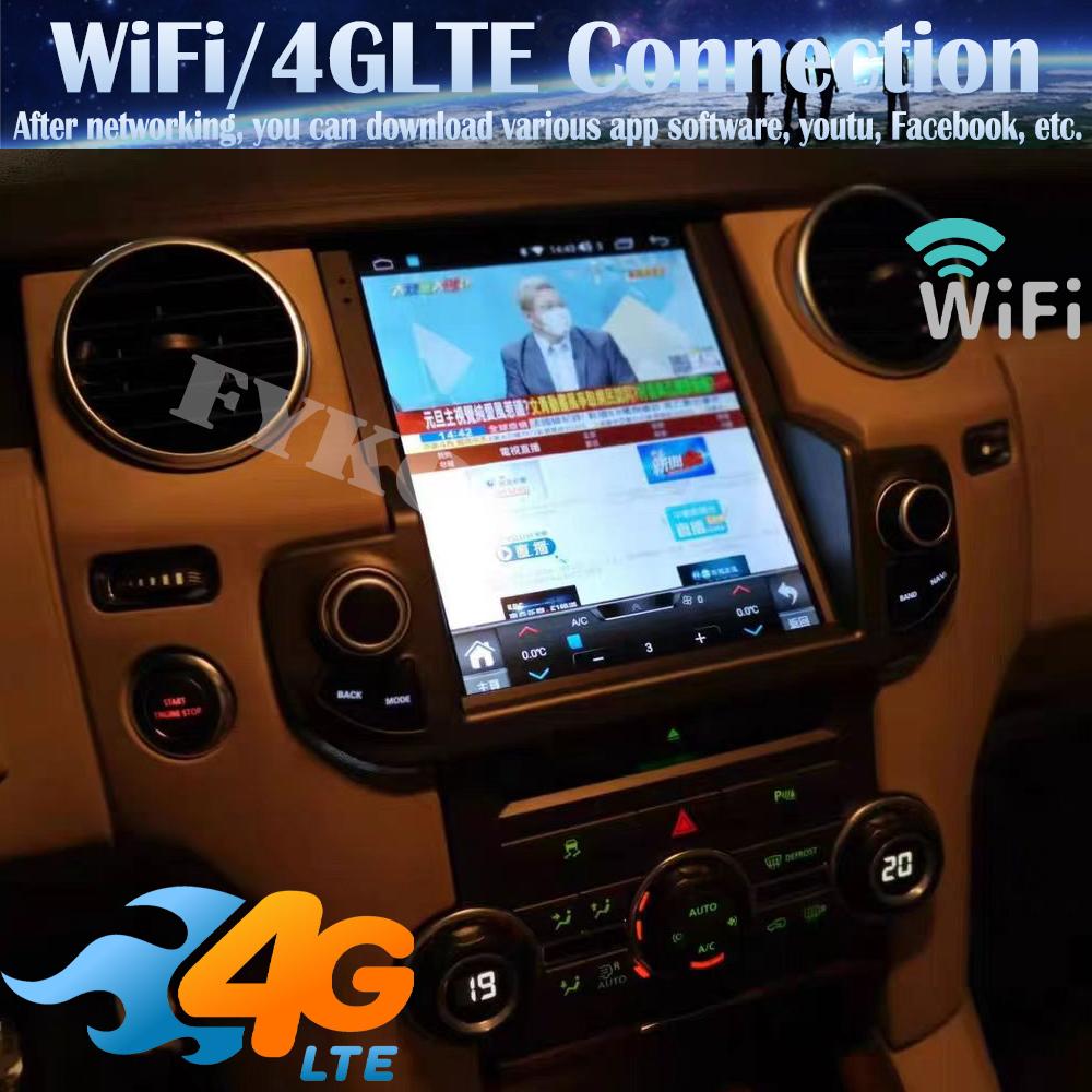 Android 15 For Land Rover Discovery 4 LR4 2009-2016 Car Radio Automotive Multimedia Tesla Screen Carplay Auto Bluetooth GPS 4G CBG1