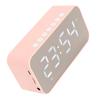 Wireless   Speaker Stereo Sound Noise Cancelling Temperature Display Voice Broadcast FM Radio Mirror Alarm Clock