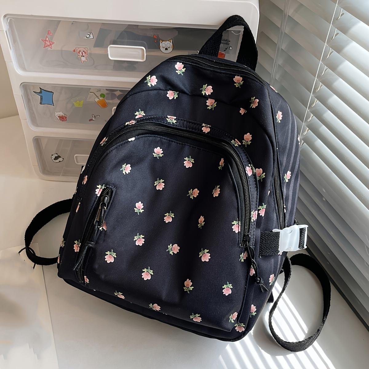 

Mini Backpack Ins Niche Japanese and Korean Style Elementary School Student Backpack Printed Small Backpack New Casual Backpack чёрный