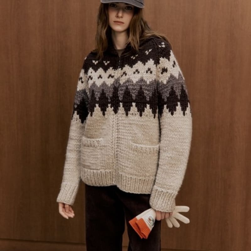 Diaalto ROUBAIX KNIT GLOVES_BEIGE