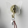Tower Hook Paste Butterfly Shape On Heavy Duty Robe Coat Practical Storage
