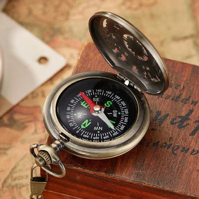 Montre de poche Chic Portable, boussole à impression précise, montre de poche de randonnée, boussole d'extérieur, fournitures de Camping