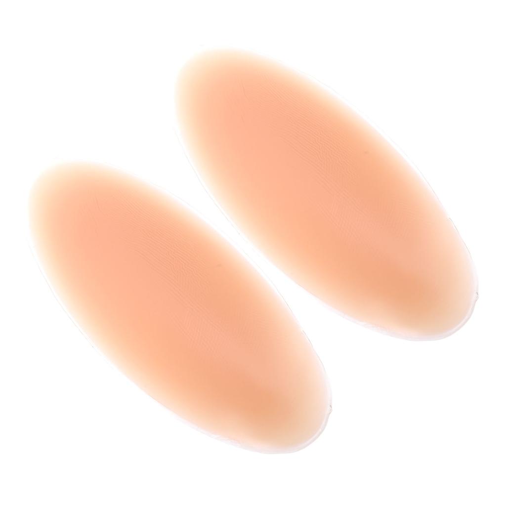 1 Pair Silicone Calf Pads Snug Fit Adhesive Soft Elastic Silicone Calf Patches Skin Color