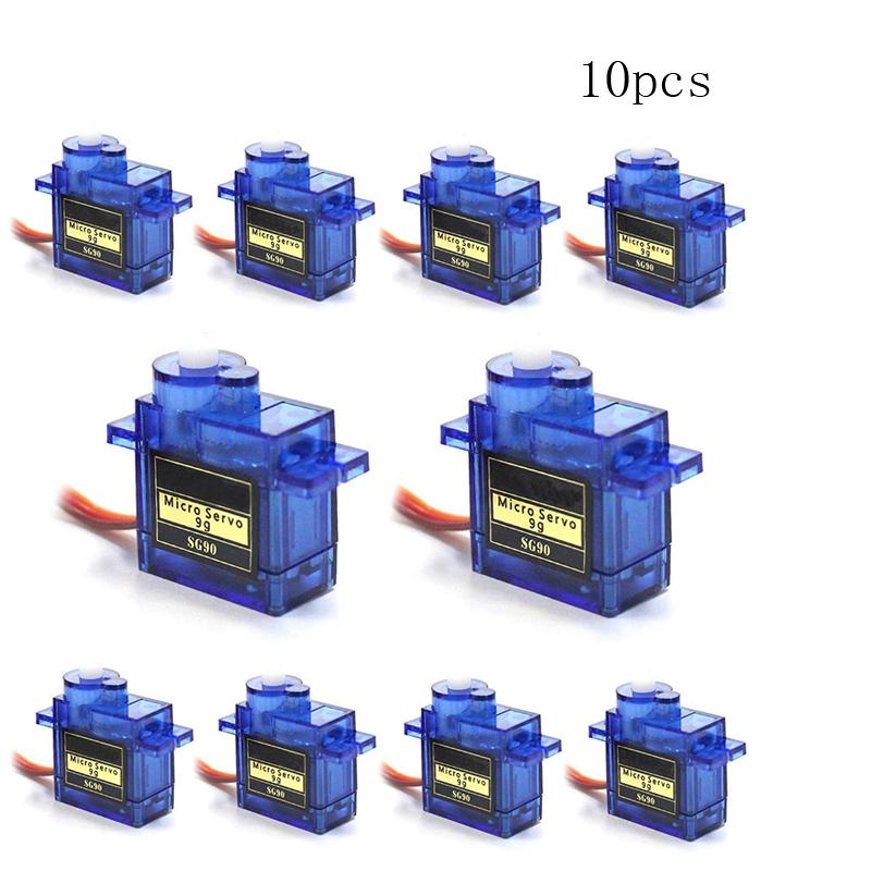 

10шт SG90 9G мікросерводвигун RC робот 180 градусів вертоліт літак дистанційне керування 10 pcs