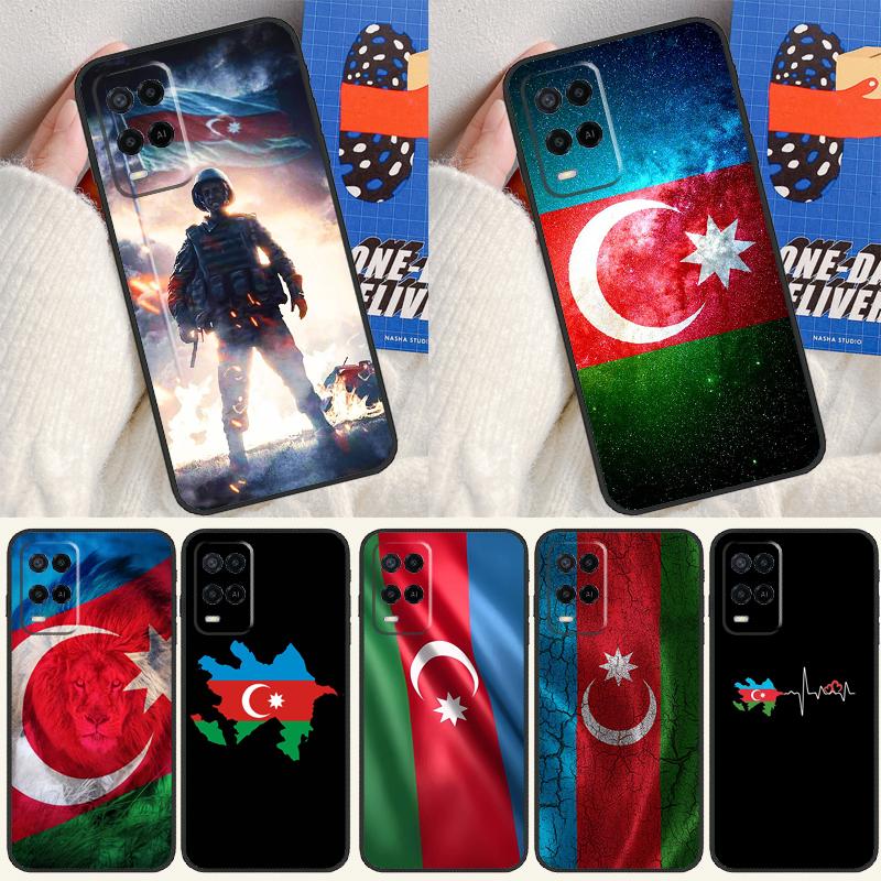 Azerbaijan Flag Case For Oppo A96 A76 A16 A74 A94 A54 S A57 A77 A58 A78 A98 A5 A9 A91 A15 A17 A52 A72 Cover