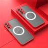 Magnetic Matte Case For Samsung Galaxy A3 G S24 Fe A13 A33 A2 A1 A12 A22 A71 For  Wireless Charge Shockproof Cover
