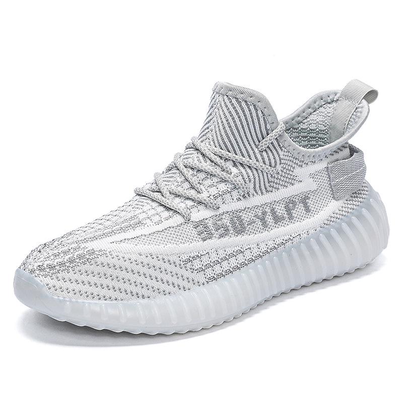 "Chaussures de Sport Respirantes pour Homme - Grande Taille 350, Running Flyknit, Baskets Polyvalentes en Mesh"