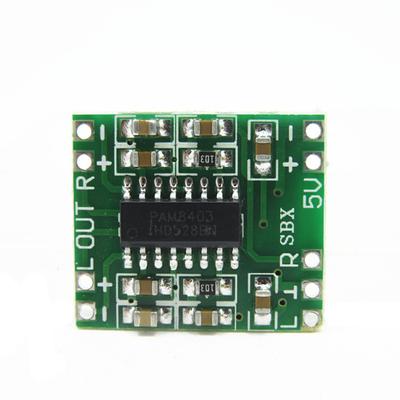Carte d'amplificateur numérique mini 2 x 3 W D Pam8403, alimentation USB 2,5-5 V