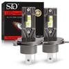 2Pcs 20000LM H4 H7 LED Headlight Bulbs 1:1 Mini Canbus H1 H11 H8 Led Lamp 9005 HB3 9006 HB4 Car Headlamp Fanless DRL Light Auto Fog Lamps 6500K White