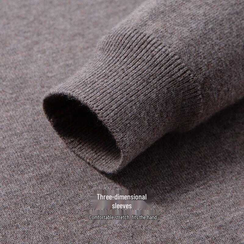 Hodo Men's 100% Merino Wool Round Neck Sweater