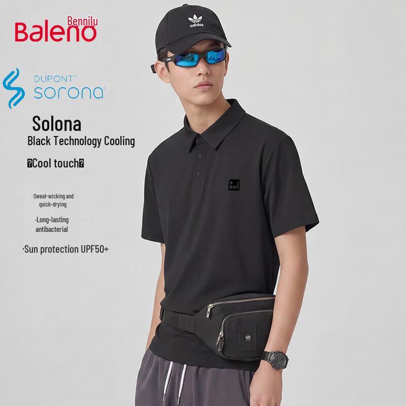 Baleno Men s Summer Quick-Dry UPF50+ Polo Shirt M