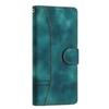 L002 For iPhone 12/12 Pro 6.1 Inch Retro Lines Imprinted Phone Cover Leather Stand Wallet Case