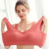 Large Size Bra Women's Seamless Bra Women's Thin Design No Steel Ring Sports Vest Style Push Up Bra