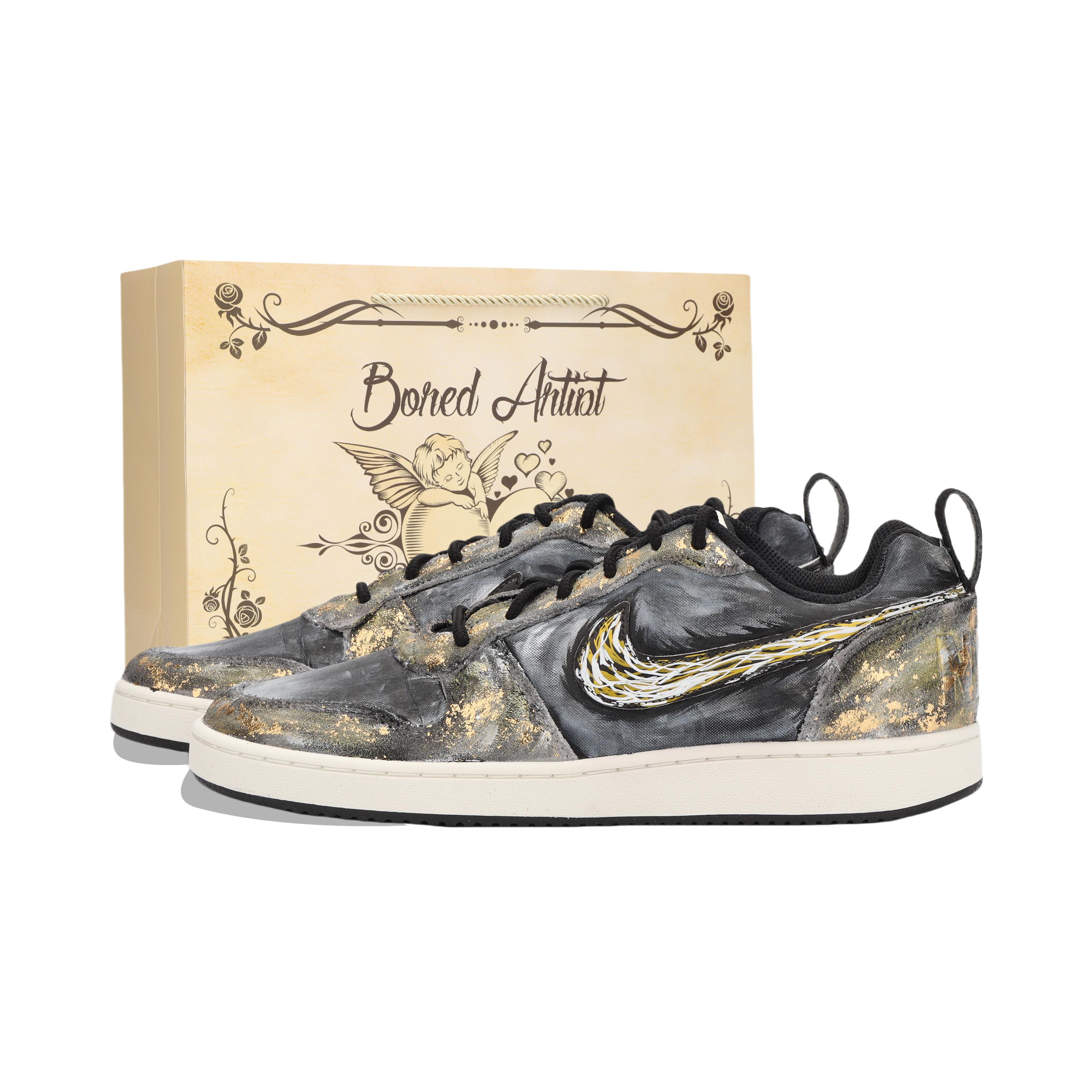 

Nike Court Borough Jiangjin Moon, Shopping Bag Abrasion Resistant Abrasion Resistant Low top Skateboard Shoes Unisex 844881-005(Team1390-) 45