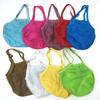 Lightweight Cotton Grocery Bags Portable Reusable Organizer Handbag Breathable Mesh Rope Mesh String Bag Fruit Vegetable Storage